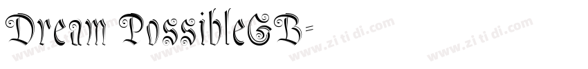 Dream PossibleGB字体转换